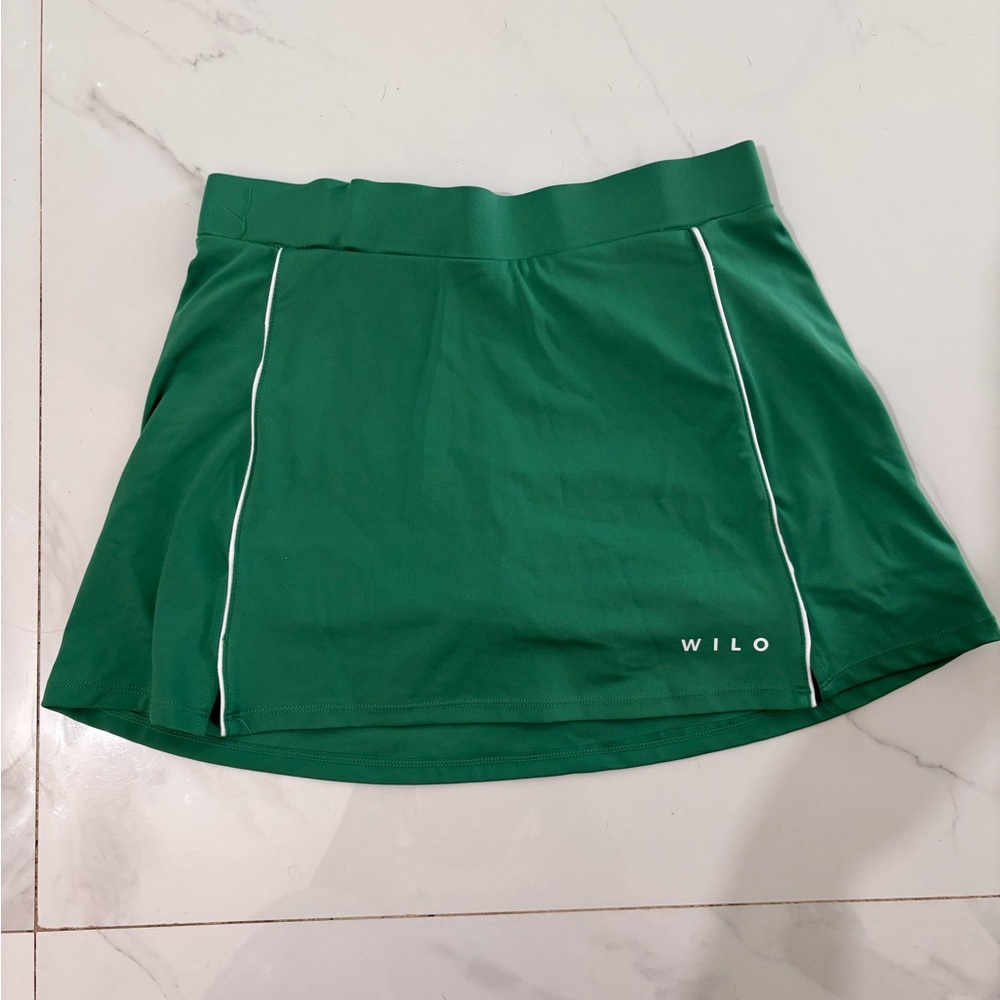 WILO Green Mini Skirt for Women